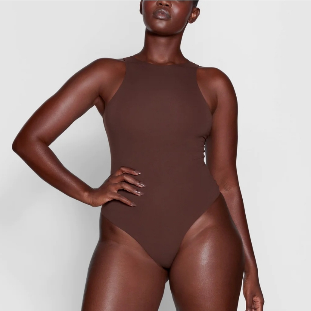 skims fits everybody high neck bodysuit